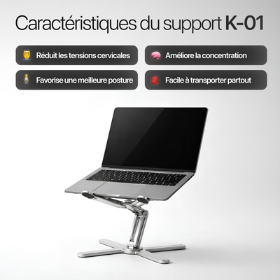 Support d'ordinateur portable - Modèle K-01