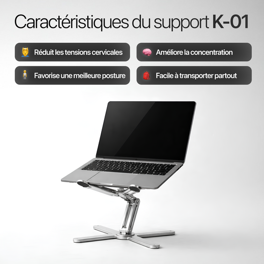 Support d'ordinateur portable - Modèle K-01